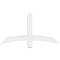 Ekena Millwork Bellingham Architectural Grade PVC Gable Bracket, 48"W x 26"H x 4"D x 4"F, 13/12 Pitch GBP048X26X0404BEL00 - alternate 2